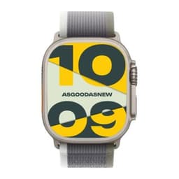 Apple Watch Ultra 2 GPS + Cellular 49mm Titan natur Trail Loop grün/grau M/L