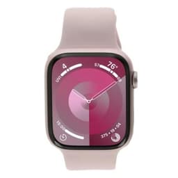 Apple Watch Series 9 GPS 45mm Aluminium rosé Sportarmband hellrosa M/L