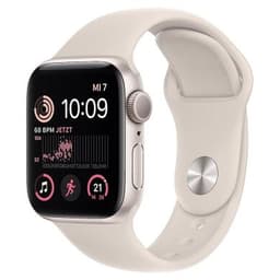 Apple Watch SE 2 GPS 40mm Aluminium polarstern Sportarmband polarstern S/M
