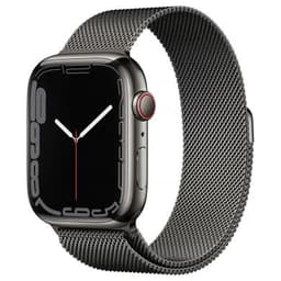 Apple Watch Series 9 GPS + Cellular 41mm Edelstahl graphit Milanaise-Armband graphit
