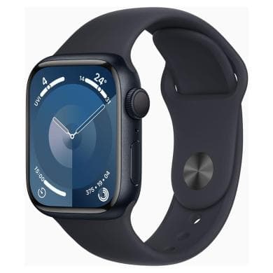 Apple Watch Series 9 GPS 41mm Aluminium mitternacht Sportarmband mitternacht M/L