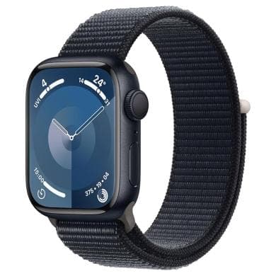 Apple Watch Series 9 GPS 41mm Aluminium mitternacht Sport Loop mitternacht