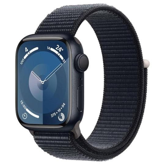 Apple Watch Series 9 GPS 41mm Aluminium mitternacht Sport Loop mitternacht