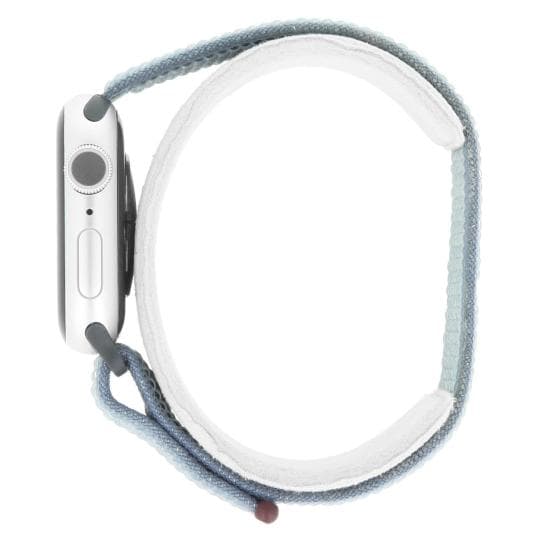 Apple Watch Series 9 GPS 41mm Aluminium silber Sport Loop winterblau