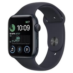 Apple Watch SE 2 Aluminiumgehäuse mitternacht 44mm Sportarmband mitternacht M/L (GPS)