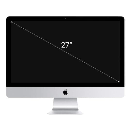 Apple iMac 27" 5K Display (2015) 4,00 GHz i7 500 GB SSD	 16 GB silber