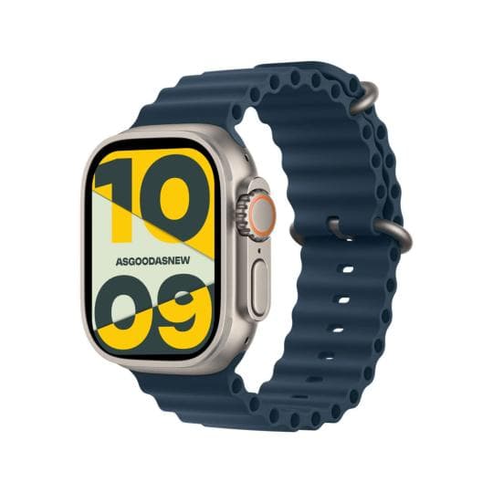 Apple Watch Ultra GPS + Cellular 49mm Titan Ocean Armband blau