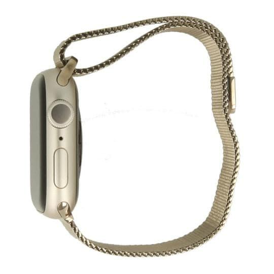 Apple Watch Series 9 GPS 41mm Aluminium polarstern Milanaise-Armband gold