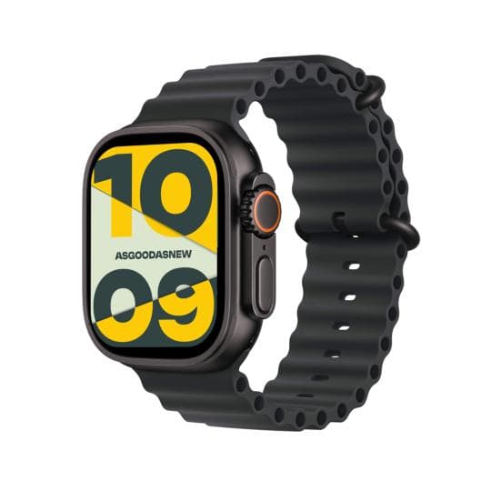 Apple Watch Ultra 2 GPS + Cellular 49mm Titan schwarz Ocean Armband schwarz