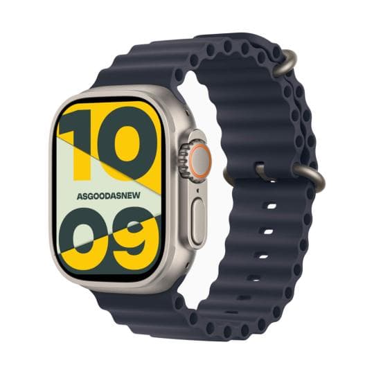 Apple Watch Ultra 2 GPS + Cellular 49mm Titan natur Ocean Armband marine