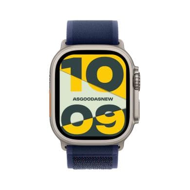 Apple Watch Ultra 2 GPS + Cellular 49mm Titan natur Trail Loop blau S/M