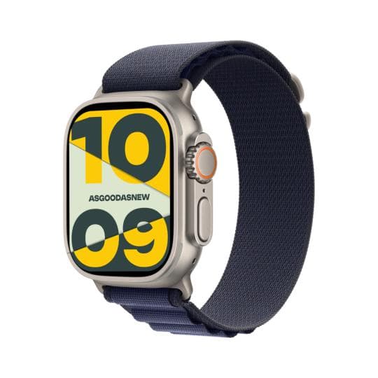 Apple Watch Ultra 2 GPS + Cellular 49mm Titan natur Alpine Loop marine M