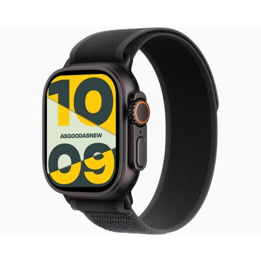Apple Watch Ultra 2 GPS + Cellular 49mm Titan schwarz Trail Loop schwarz S/M