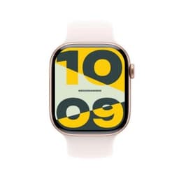Apple Watch Series 10 GPS + Cellular 46mm Aluminium roségold Sportarmband blassrosa S/M