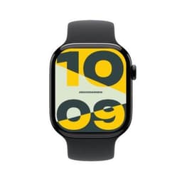 Apple Watch Series 10 GPS 42mm Aluminium diamantschwarz Sportarmband schwarz S/M
