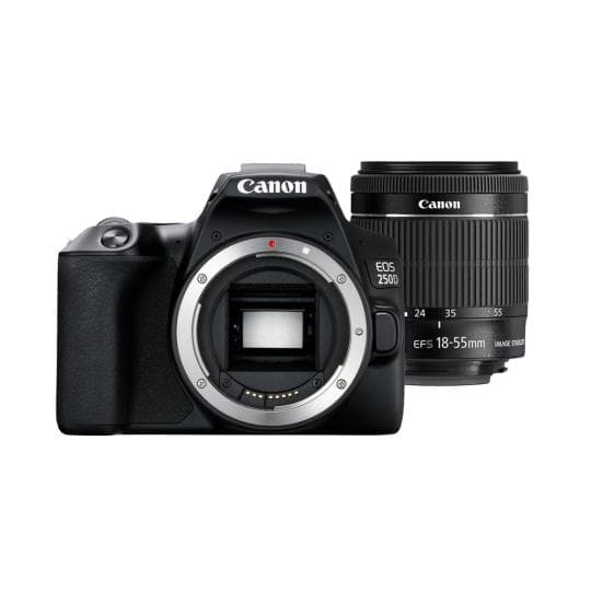 Canon EOS 250D mit Objektiv EF-S 18-55 3.5-5.6 III schwarz