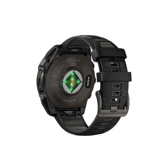 Garmin Fenix 8 Solar Sapphire 51mm graphit/titan carbongrau DLC (010-02907-11)