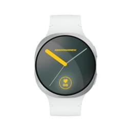 Samsung Galaxy Watch8 silver 44mm LTE Sport Band white M/L