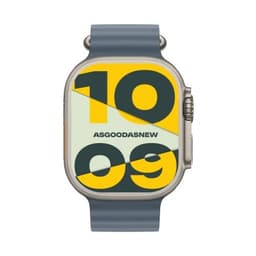 Apple Watch Ultra 3 GPS + Cellular 49mm Titan natur Ocean Armband maritimblau