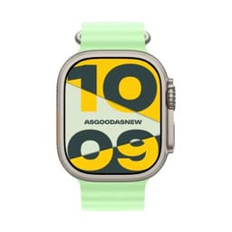 Apple Watch Ultra 3 GPS + Cellular 49mm Titan natur Ocean Armband neongrün