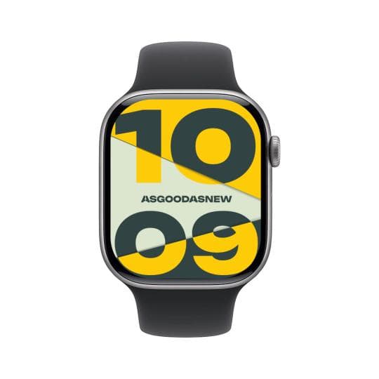 Apple Watch Series 11 GPS 42mm Aluminium space grau Sportarmband schwarz S/M