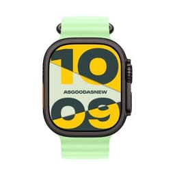 Apple Watch Ultra 3 GPS + Cellular 49mm Titan schwarz Ocean Armband neongrün