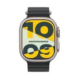 Apple Watch Ultra 3 GPS + Cellular 49mm Titan natur Ocean Armband schwarz