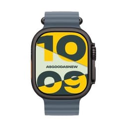Apple Watch Ultra 3 GPS + Cellular 49mm Titan schwarz Ocean Armband maritimblau
