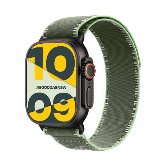 Apple Watch Ultra 3 GPS + Cellular 49mm Titan schwarz Trail Loop grün/neon M/L