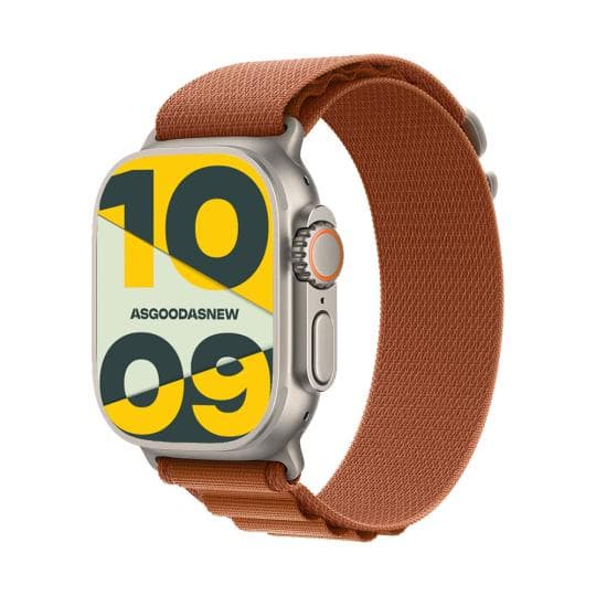 Apple Watch Ultra 3 GPS + Cellular 49mm Titan natur Alpine Loop terracotta L