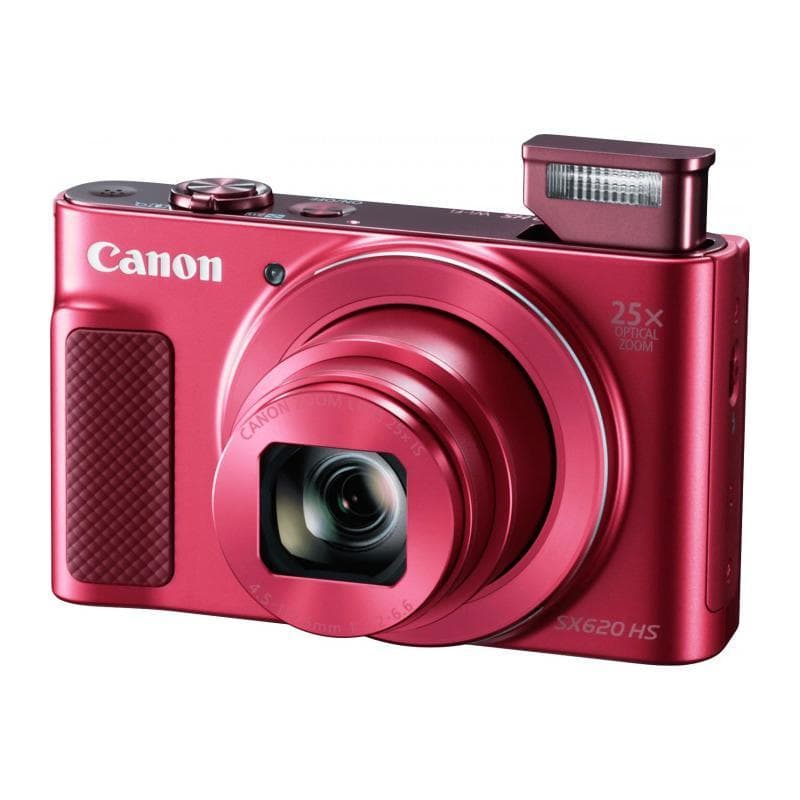 Kompakt Kamera PowerShot SX620 HS - Rot + Canon 25X Optical Zoom Lens 25-625mm f/3.2-6.6 f/3.2-6.6
