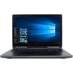 Dell Precision 7710 17" Core i7 2.7 GHz - SSD 256 GB - 16GB AZERTY - Französisch