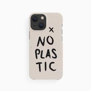Hülle iPhone 13 - Natürliches Material - Weiß