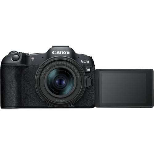 Kompakt Kamera EOS R8 - Schwarz + Canon RF 24-50mm F4.5-6.3 IS STM 6.3