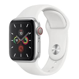 Apple Watch Series 10 (2024) GPS + Cellular 46 mm - Aluminium Silber - Sportarmband Weiß