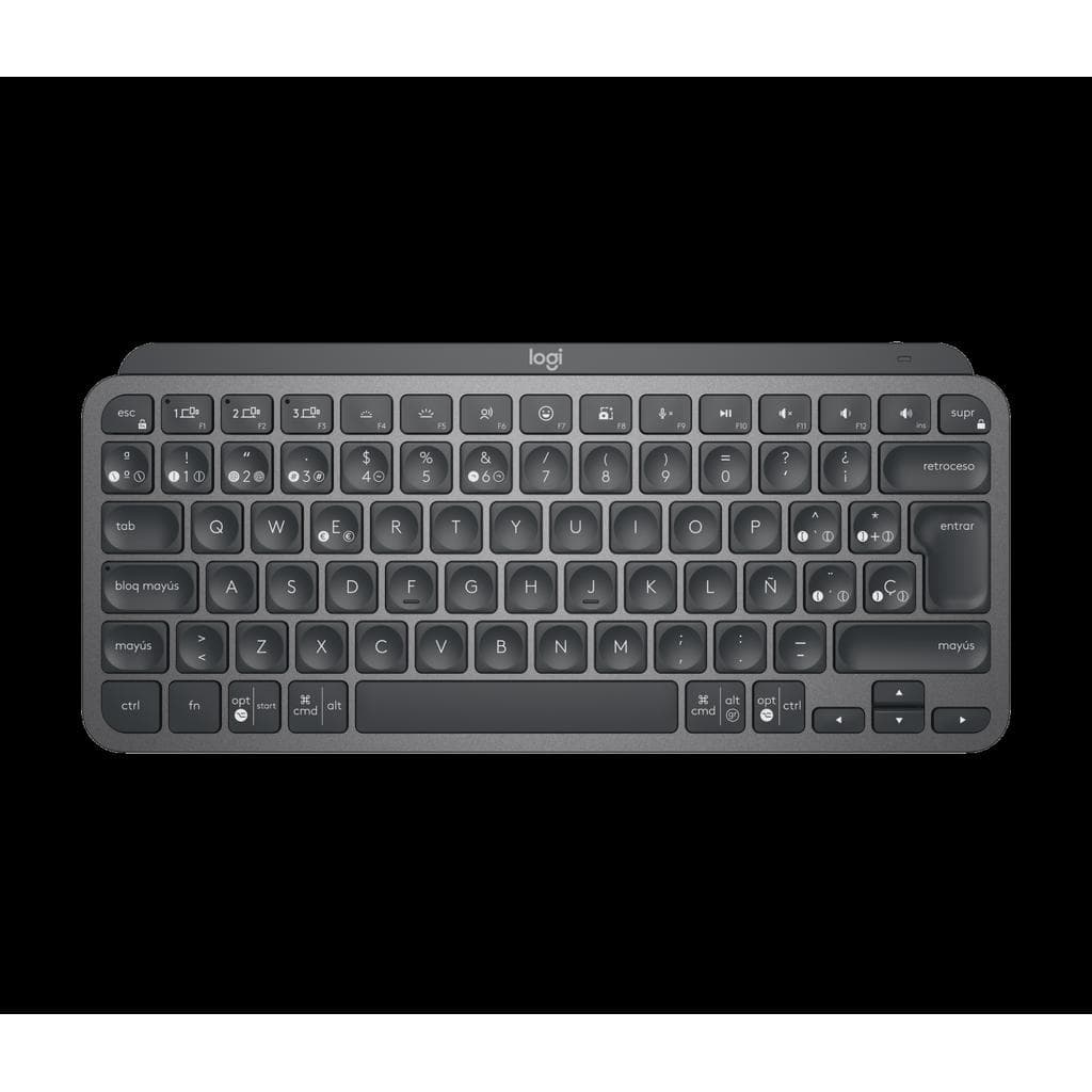 Logitech Tastatur QWERTY Italienisch Wireless mit Hintergrundbeleuchtung 920-010247 Backlit with USB Type A Receiver