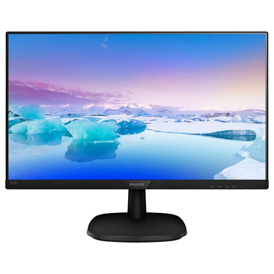 Bildschirm 22" LCD HD Philips 220P2ES/00 con Base Compatibile