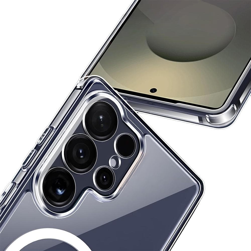 Hülle Galaxy S25 Ultra und 2 schutzfolien - TPU - Transparent