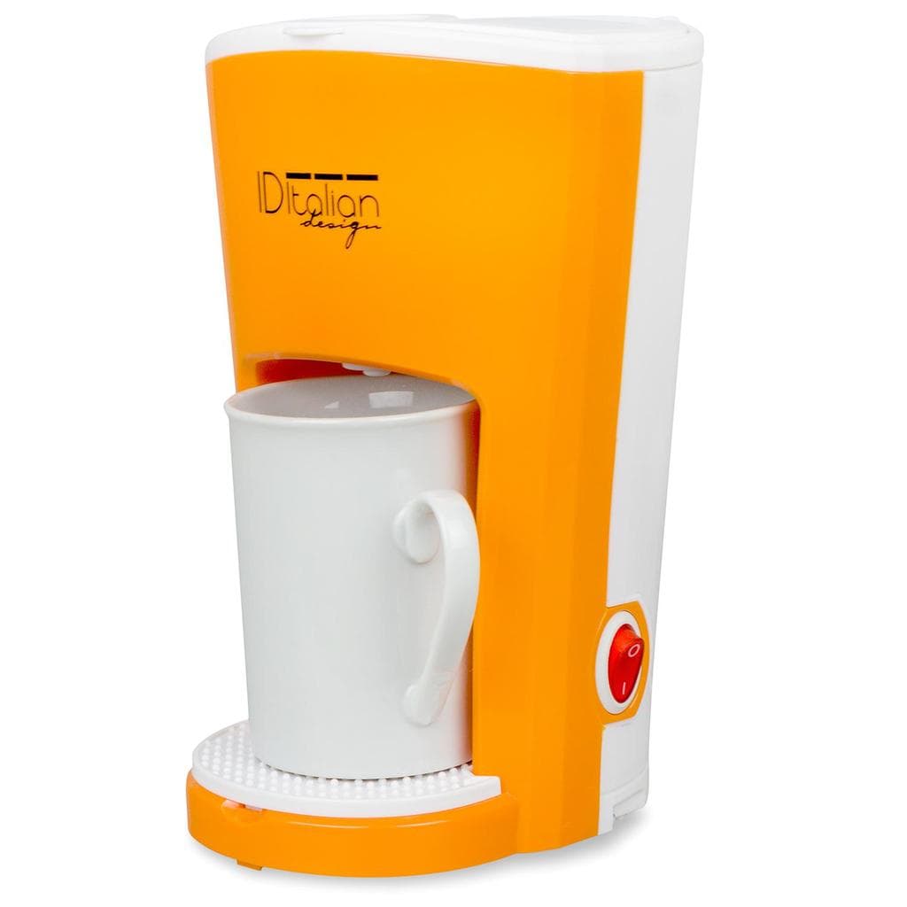 Kaffeemaschine Ohne Kapseln Italian Design IDECUCOF01 Funny Pro Coffee Maker 0,1500L - Weiß/Orange