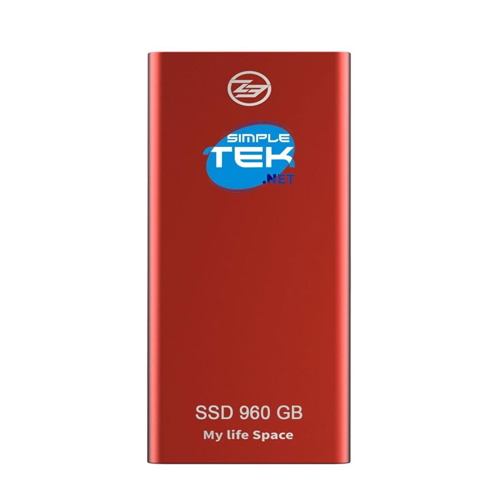 Kingspec Z3 Mini SSD With USB-C to USB-A cable Externe Festplatte - SSD 960 GB USB-C