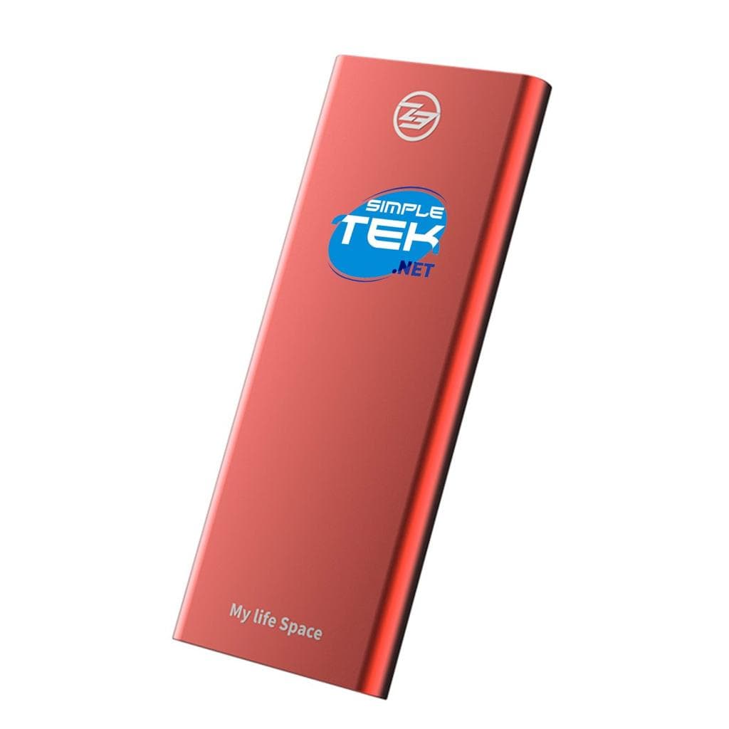 Kingspec Z3 Mini SSD With USB-C to USB-A cable Externe Festplatte - SSD 960 GB USB-C
