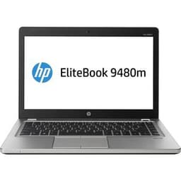 HP EliteBook Folio 9480M 14" Core i7 2.1 GHz - SSD 256 GB - 8GB AZERTY - Französisch