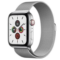 Apple Watch (Series 5) 2019 GPS + Cellular 44 mm - Aluminium Silber - Silber
