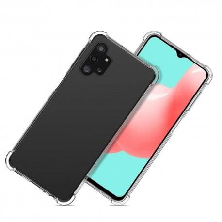 Hülle Galaxy A32 5G und 2 schutzfolien - TPU - Transparent