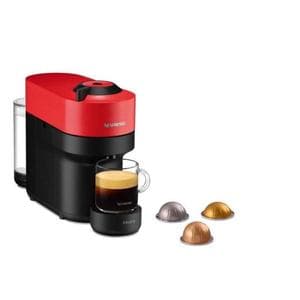 Espresso-Kapselmaschinen Machine a Cafe KRUPS NESPRESSO YY4888FD Vertuo Pop Rouge capsules, Cafetiere compacte, 4 tailles de tasses, Expresso, Bluetooth L - Rot