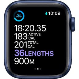 Apple Watch Series 7 (2021) - (Band nicht enthalten) - GPS 45 mm - Blau Aluminium