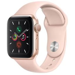 Apple Watch Series 5 (2019) GPS + Cellular 40 mm - Aluminium Gold - Sportarmband Rosé