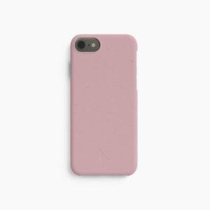 Hülle iPhone 6/7/8/SE - Natürliches Material - Rosa