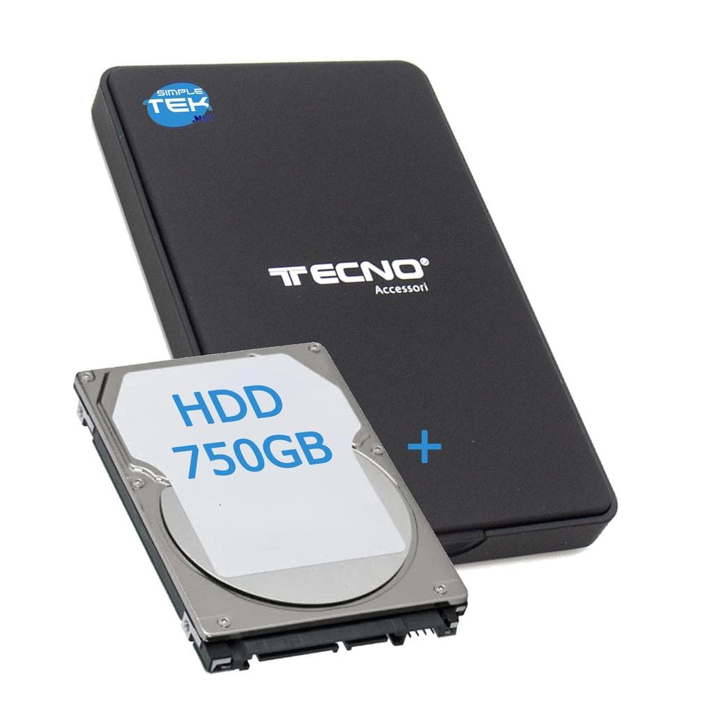 Tecno HDD 2.5" SATA with case USB 3.0 Externe Festplatte - HDD 750 GB USB 3.0