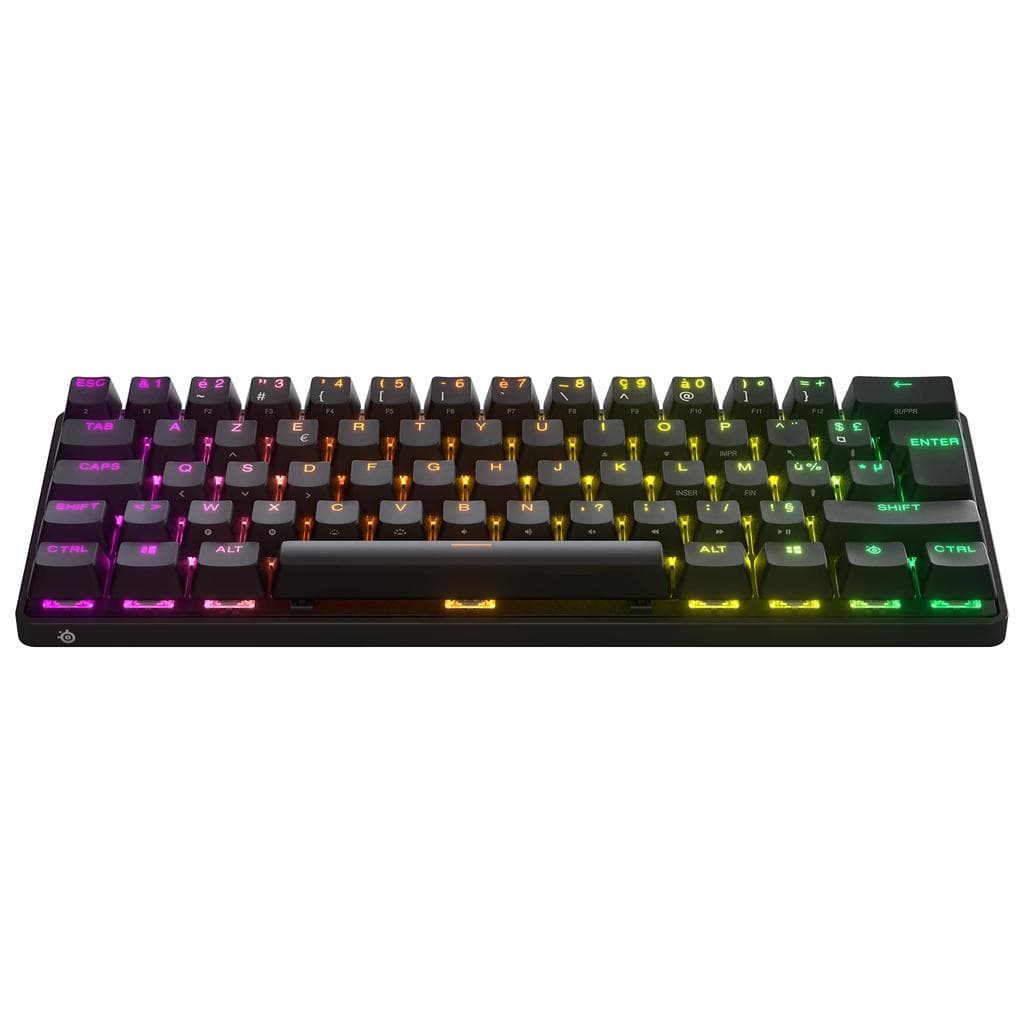 Steelseries Tastatur AZERTY Französisch Wireless mit Hintergrundbeleuchtung Apex Pro Mini